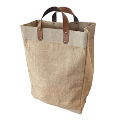 Burlap bags with handles sale