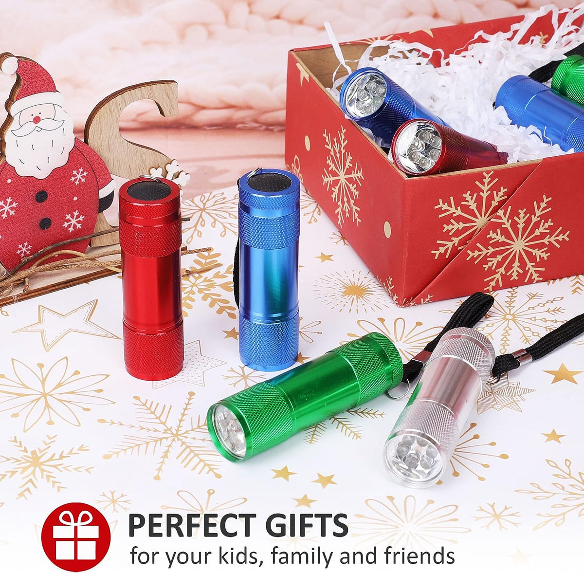 Spell Flashlight Mini LED Flashlights (Batteries Included) - 100k hrs LED Runtime ...