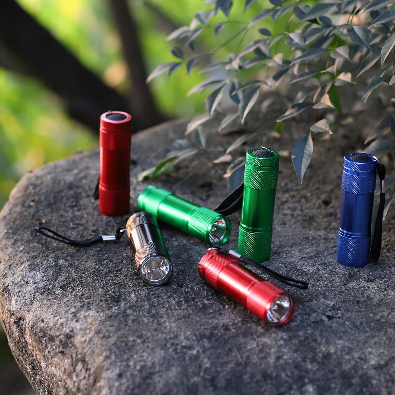 Mini LED Flashlights (Batteries Included) - 100k hrs LED Runtime ...