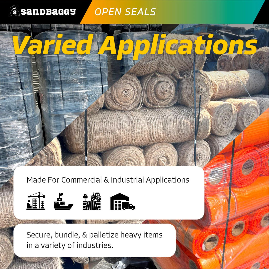 commercial (industrial) open seals for palletizing