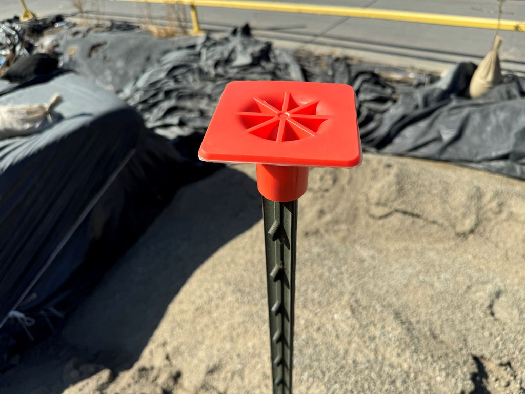 OSHA Rebar Safety Caps (Impalement Protection) | Rebar #3 - #8 | T-post Caps (Made in the USA)