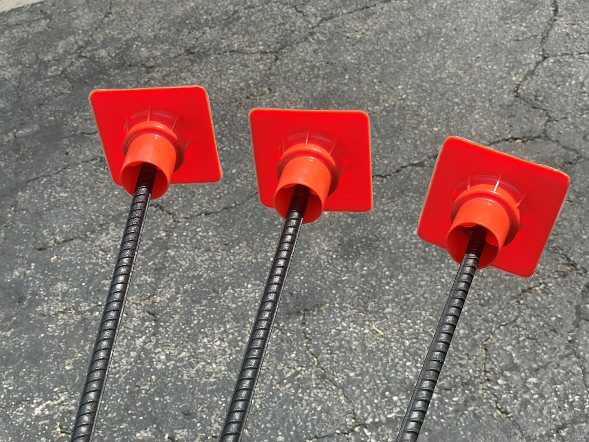 SUREBUILT OSHA Approved Rebar Safety Caps - 500 Count, Made In USA