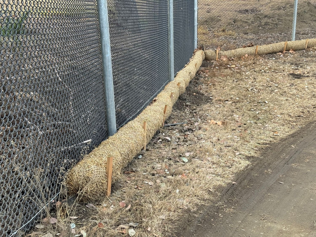 erosion control wattles - plastic netting