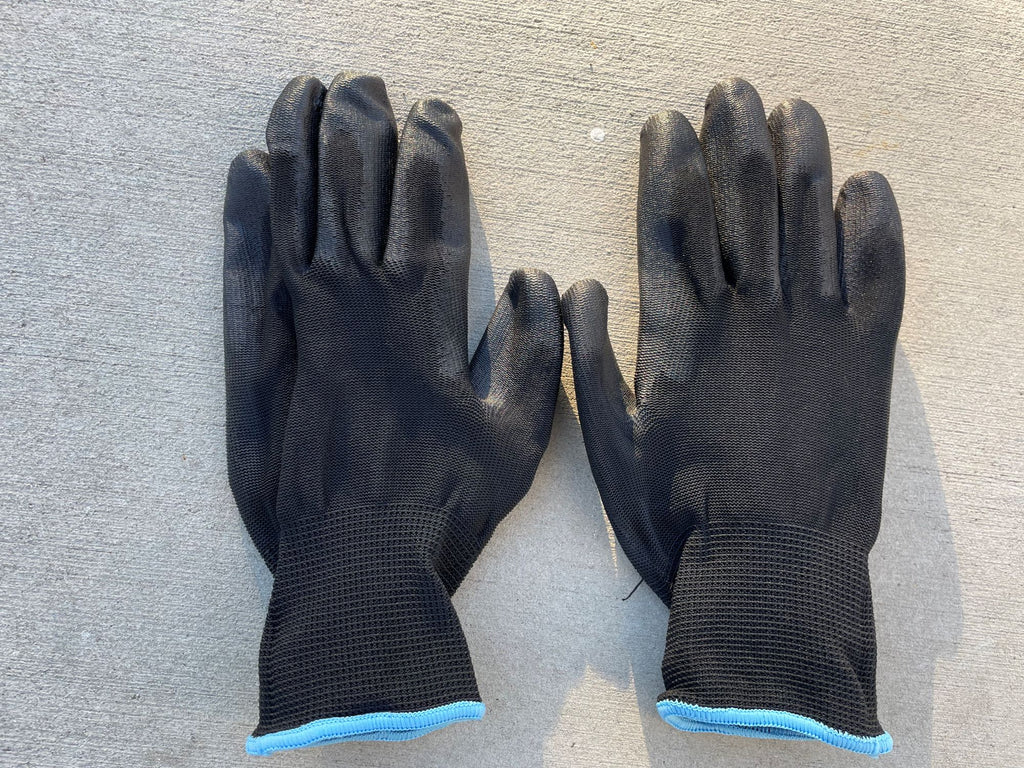 Black Landscaping and Gardening Gloves