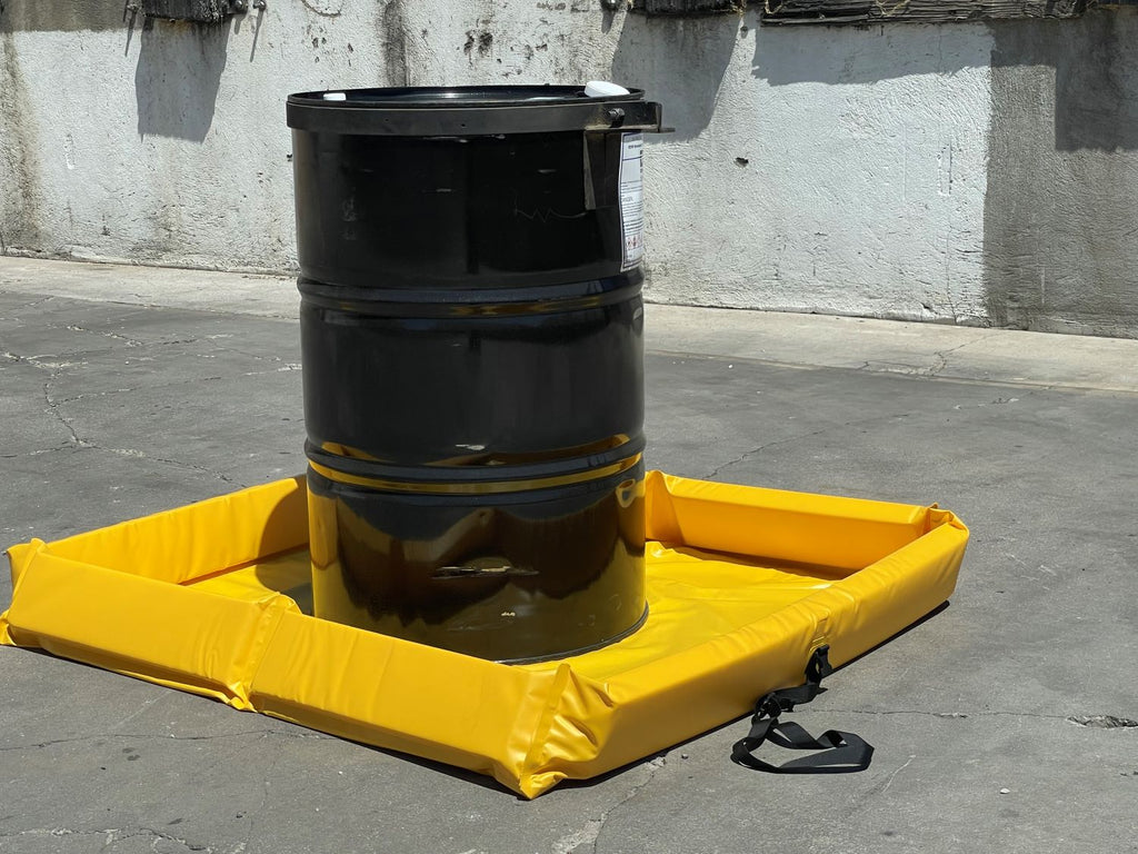 secondary spill containment berm - 4 ft x 4 ft x 5 inch