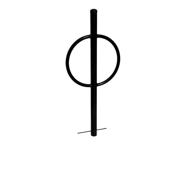 post and ring bike rack - in ground