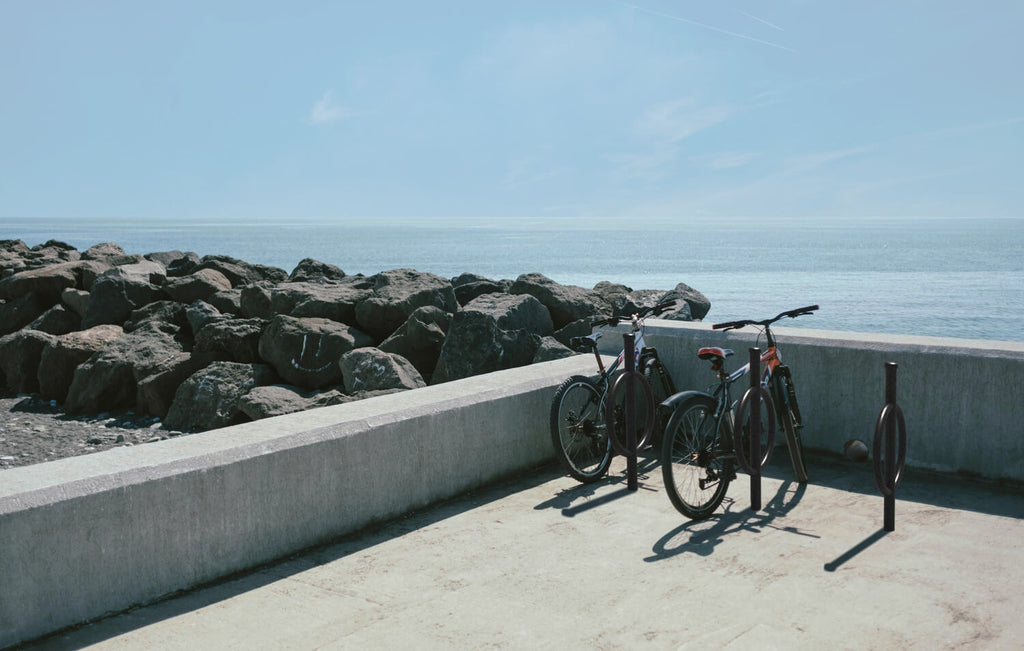 Commercial Post and Ring Bike Rack - In Ground (2 Bike Capacity)