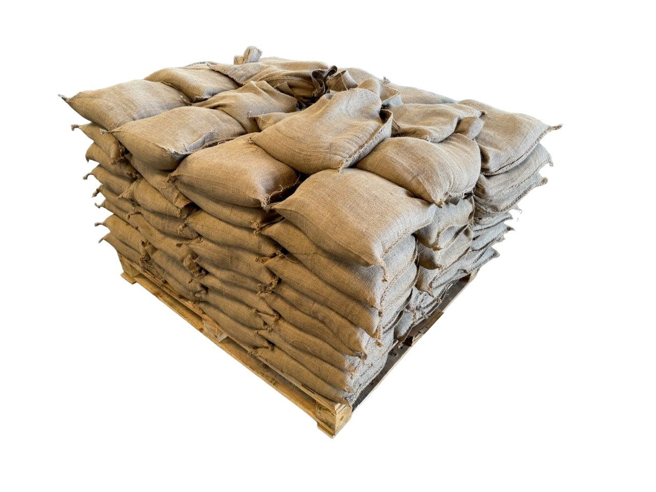 Sandbag Basic Pre Filled Burlap Sandbags (30 lb) - 100% Biodegradable – Sandbaggy