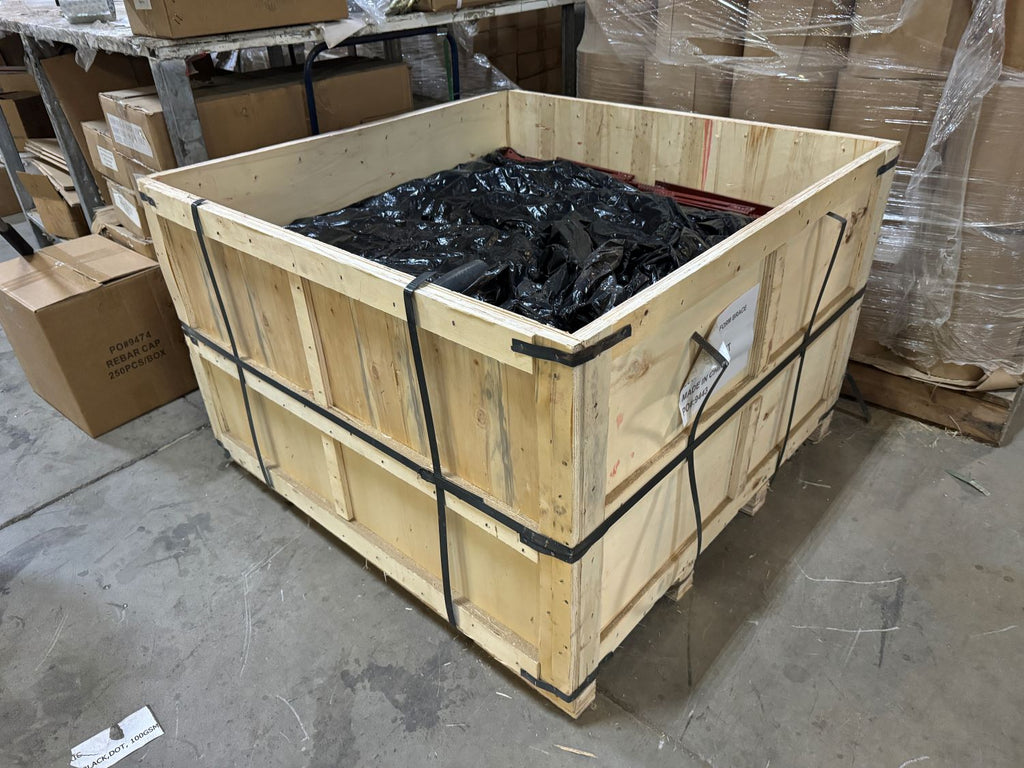 recycled wood shipping crates - 3000 lb weight capacity