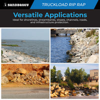 Truckload Rip Rap | Bulk Erosion Control