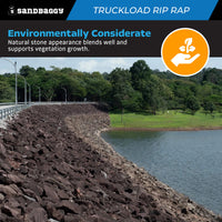 Truckload Rip Rap | Bulk Erosion Control