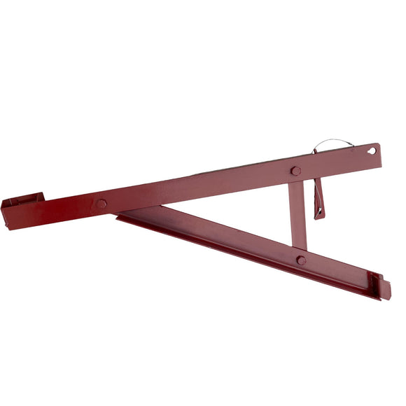 wall scaffolding brackets with s-wedge attached