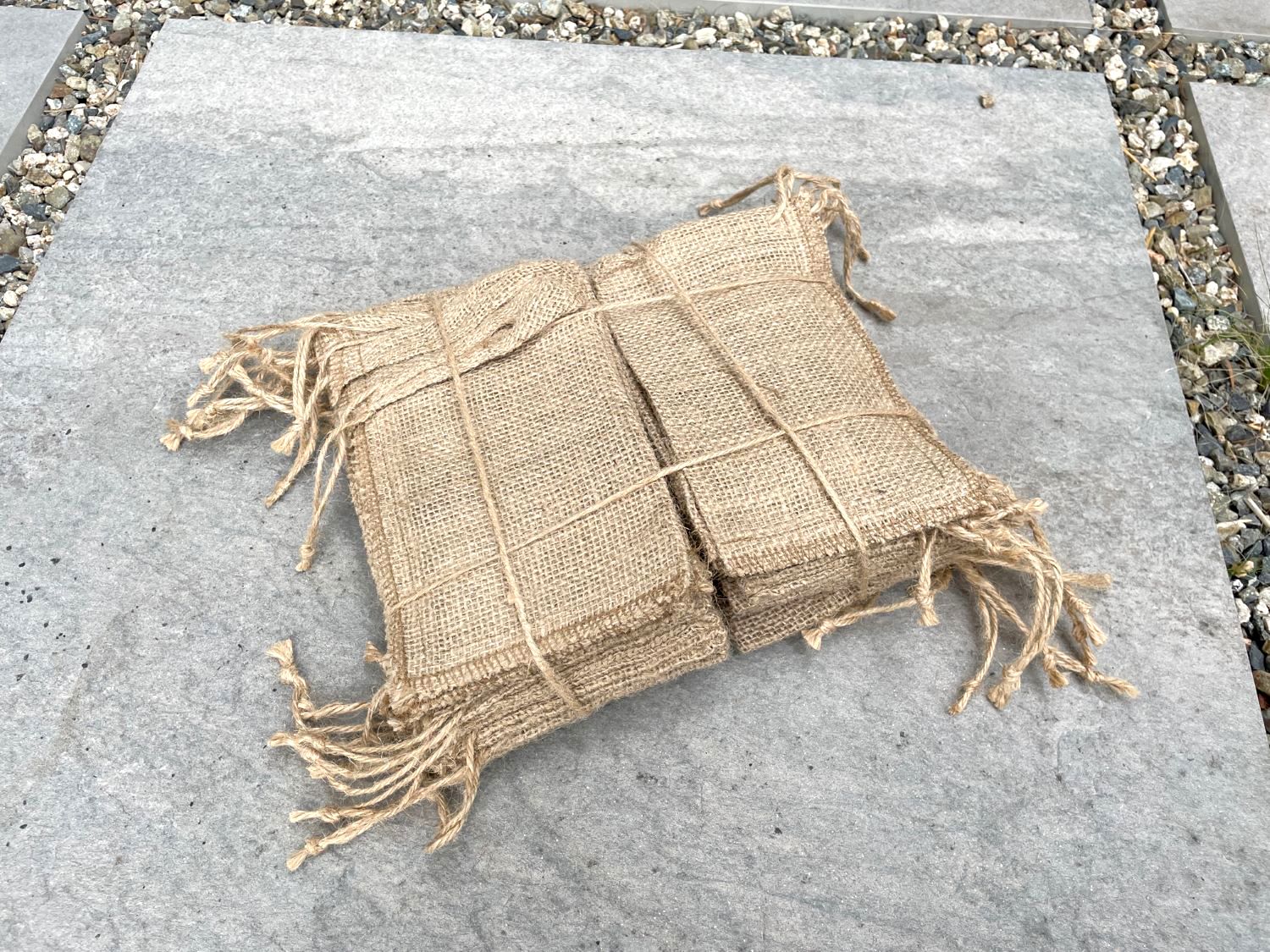 Small Burlap Simple Linen Jute Sack Jewelry Pouch Drawstring Gift Bags |  eBay