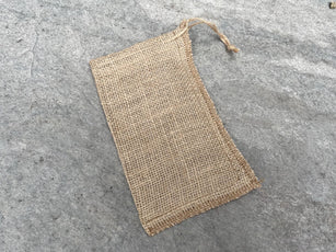 small burlap bags for party favors