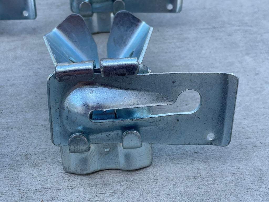 Snap tie brackets with wedge