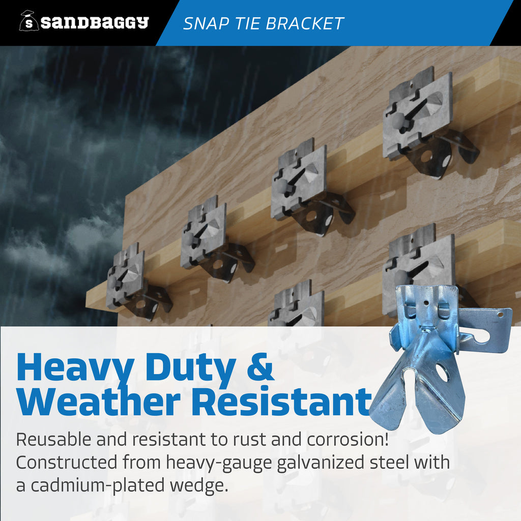 snap tie brackets - galvanized