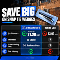 snap tie wedges for sale