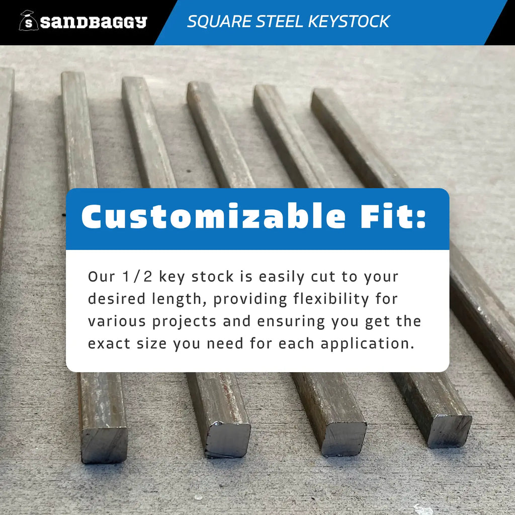 High-Strength Square Steel Key Stock – Sandbaggy