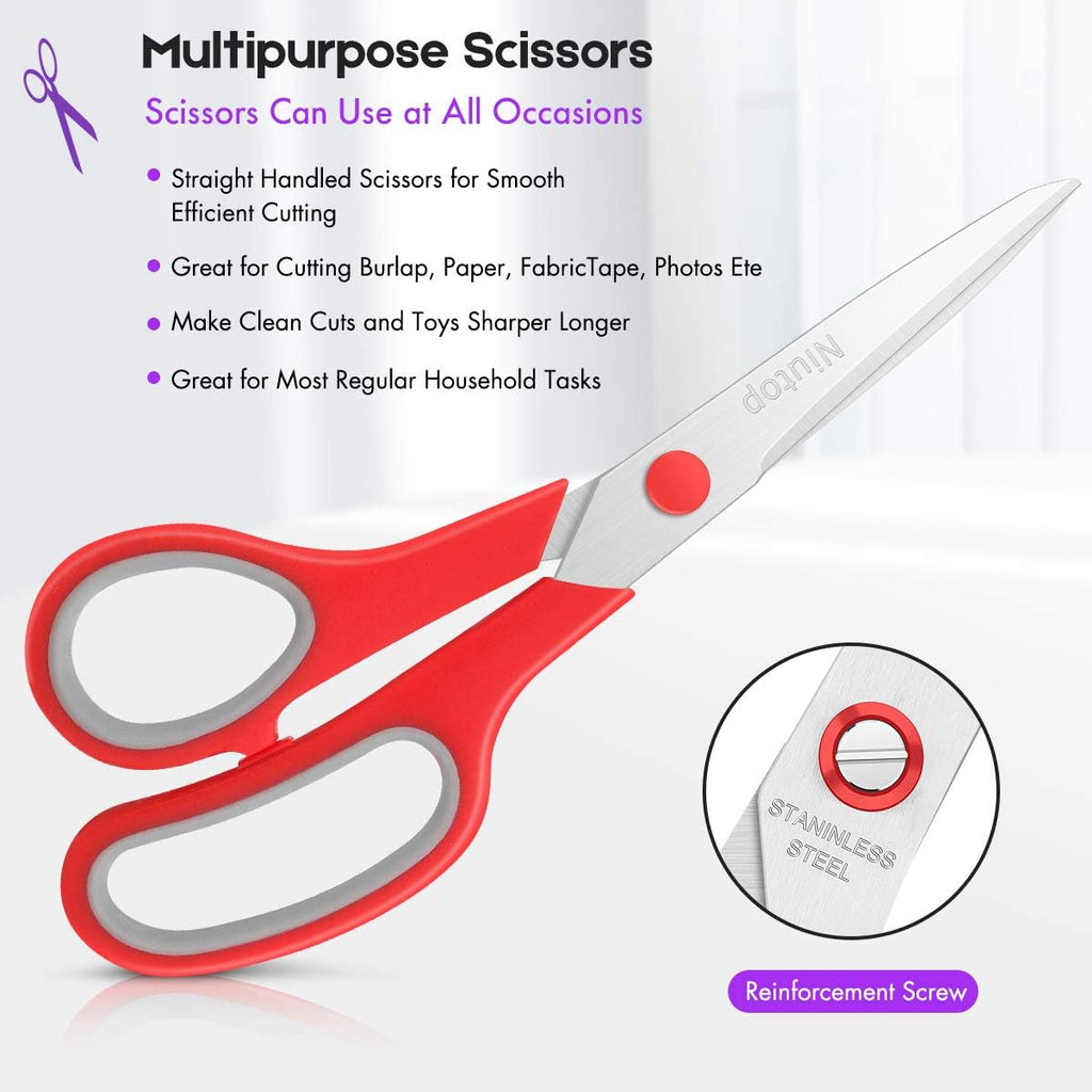 Multipurpose Stainless Steel Scissors for paper, burlap, tape