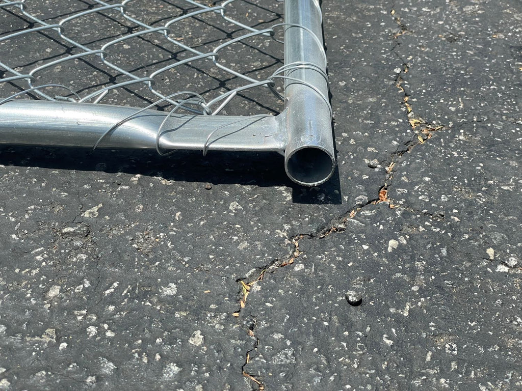 6 ft x 12 ft Temporary Chain Link Fence Panel (Galvanized)