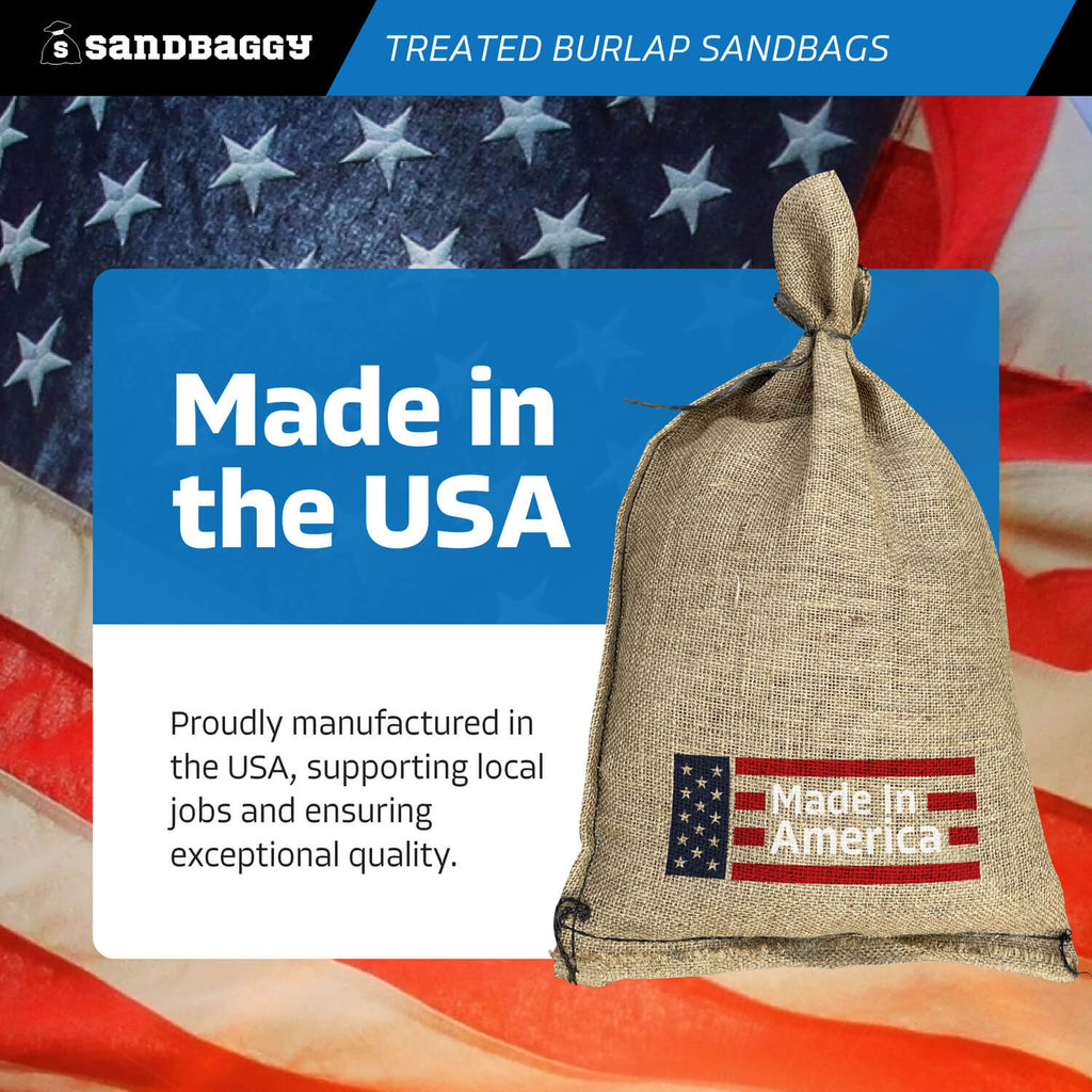 Treated Burlap Sandbags - USA