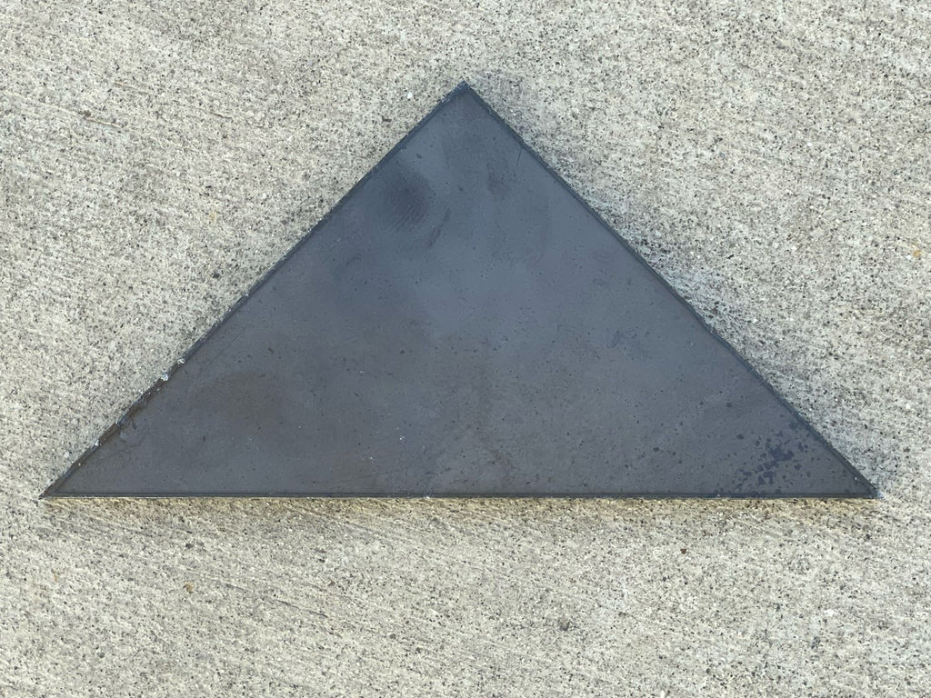 4" x 4" Triangle Structural Gusset Plate - 7 Gauge Steel