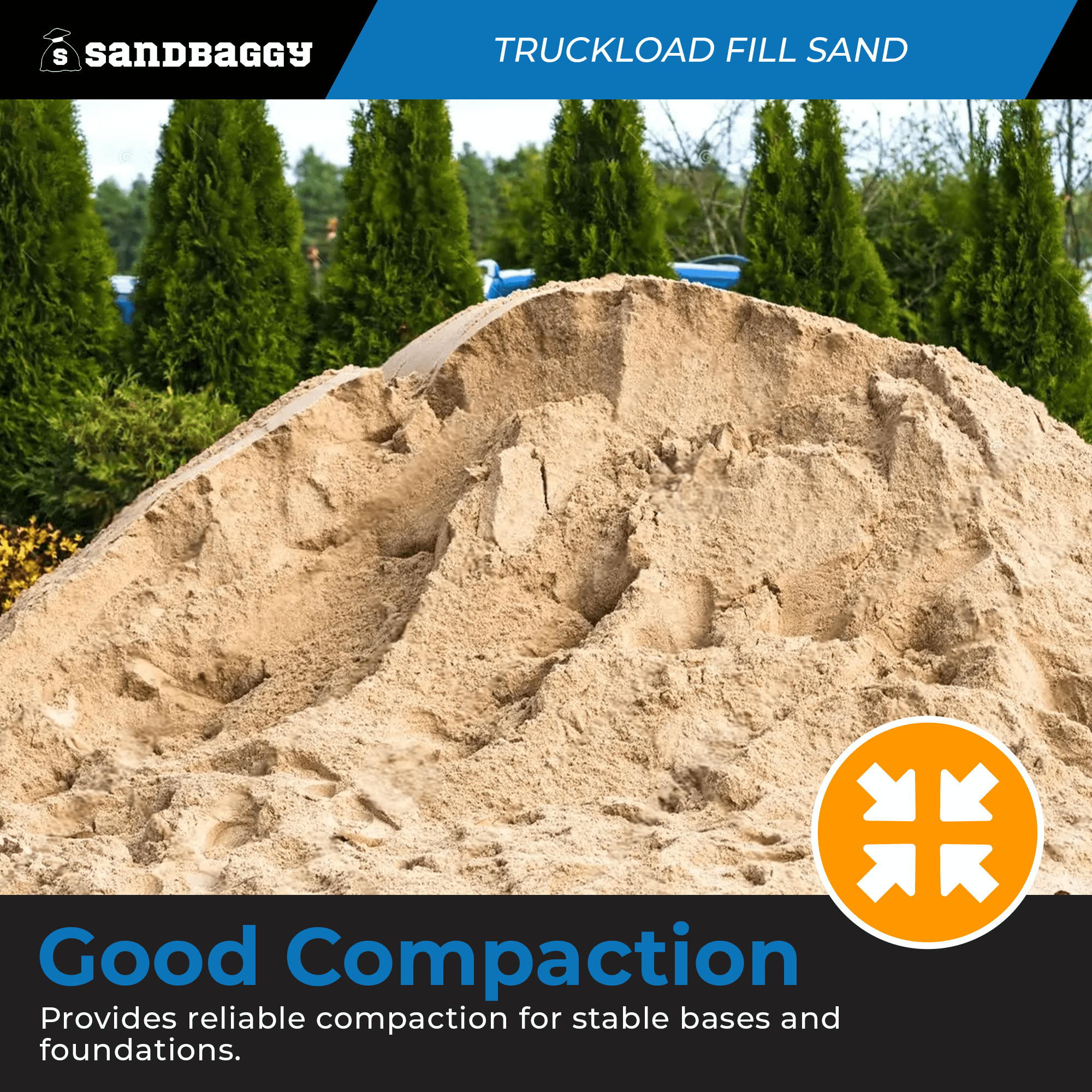 Cheap Truckload Fill Sand | Sandbags & General Fill | Sandbaggy