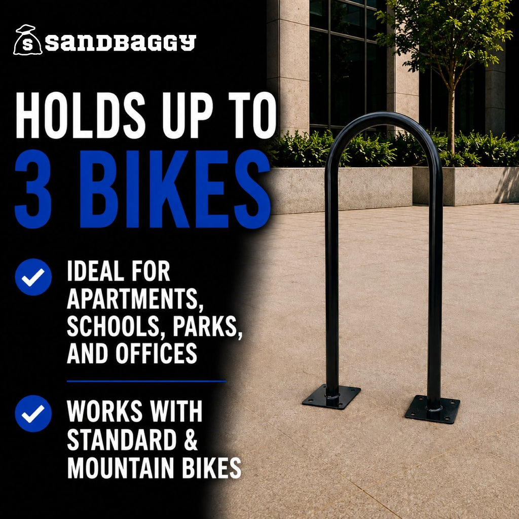 Ground Mounted Bike Rack 2-3 Bike Capacity