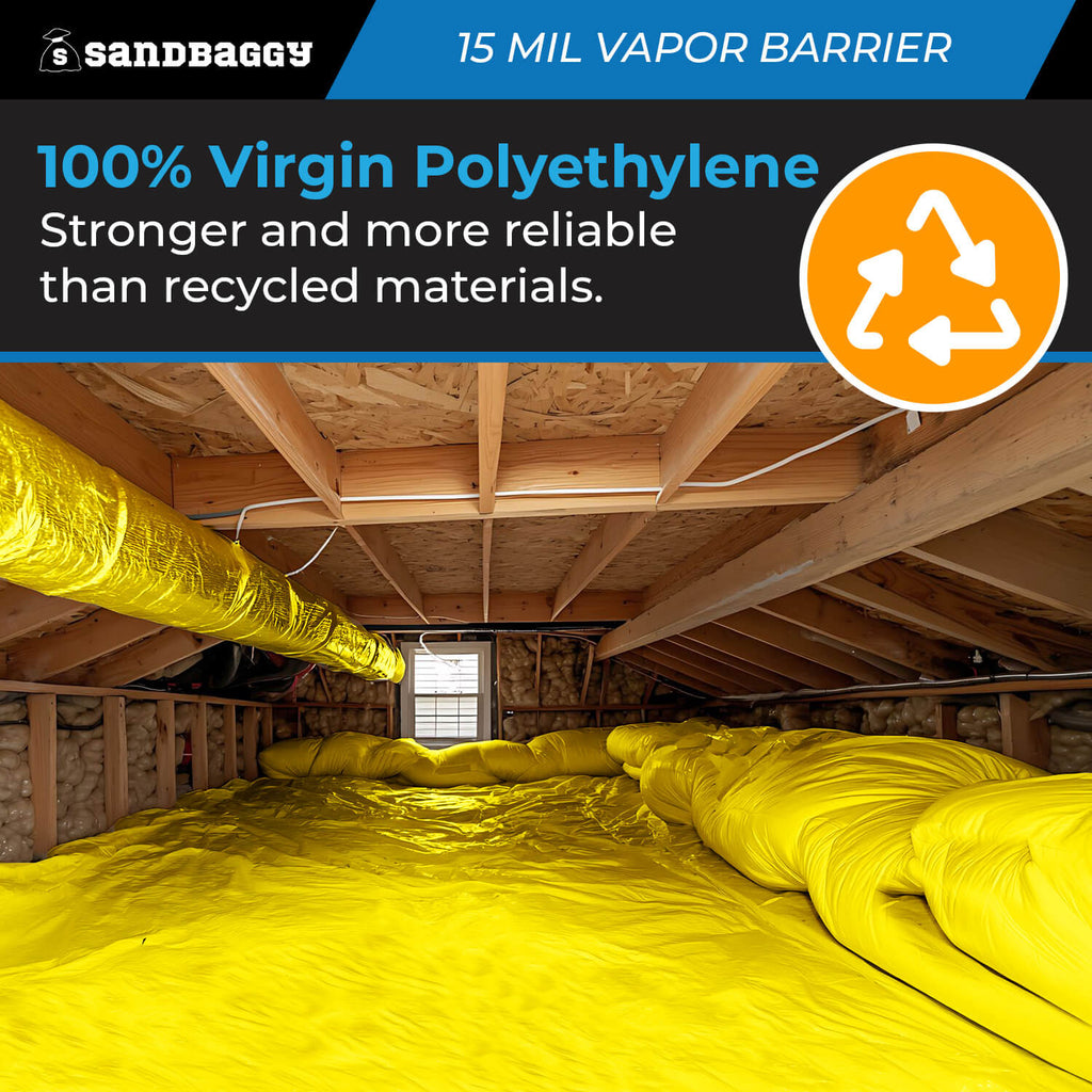15 Mil Vapor Barrier – Polyethylene Visqueen (USA Made)