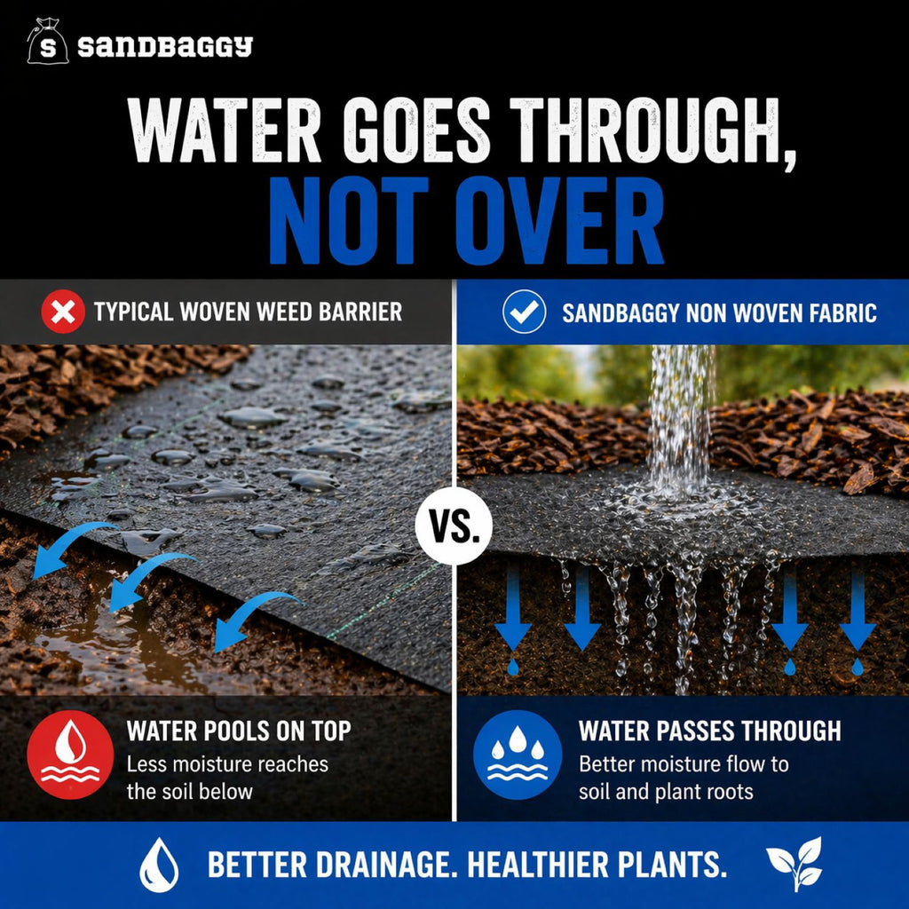 landscape fabric for drainage