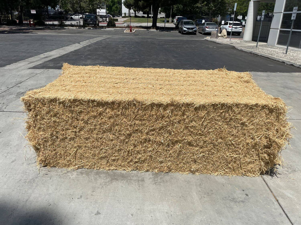 3’ x 4’ x 8’ rice straw bales