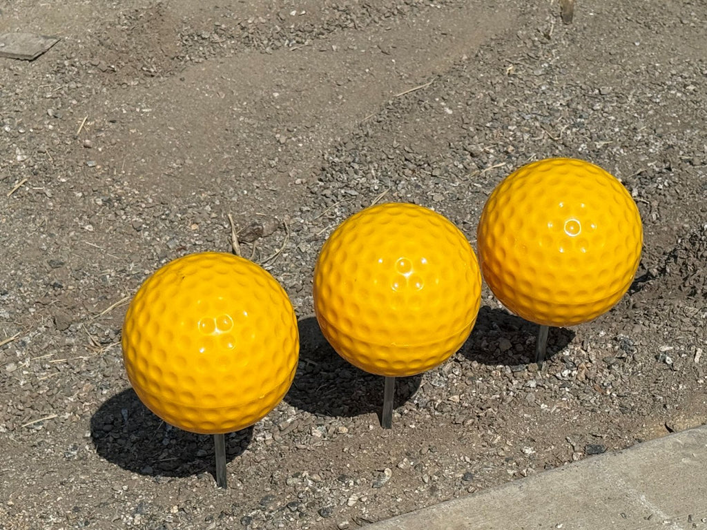 yellow Golf tee marker - 