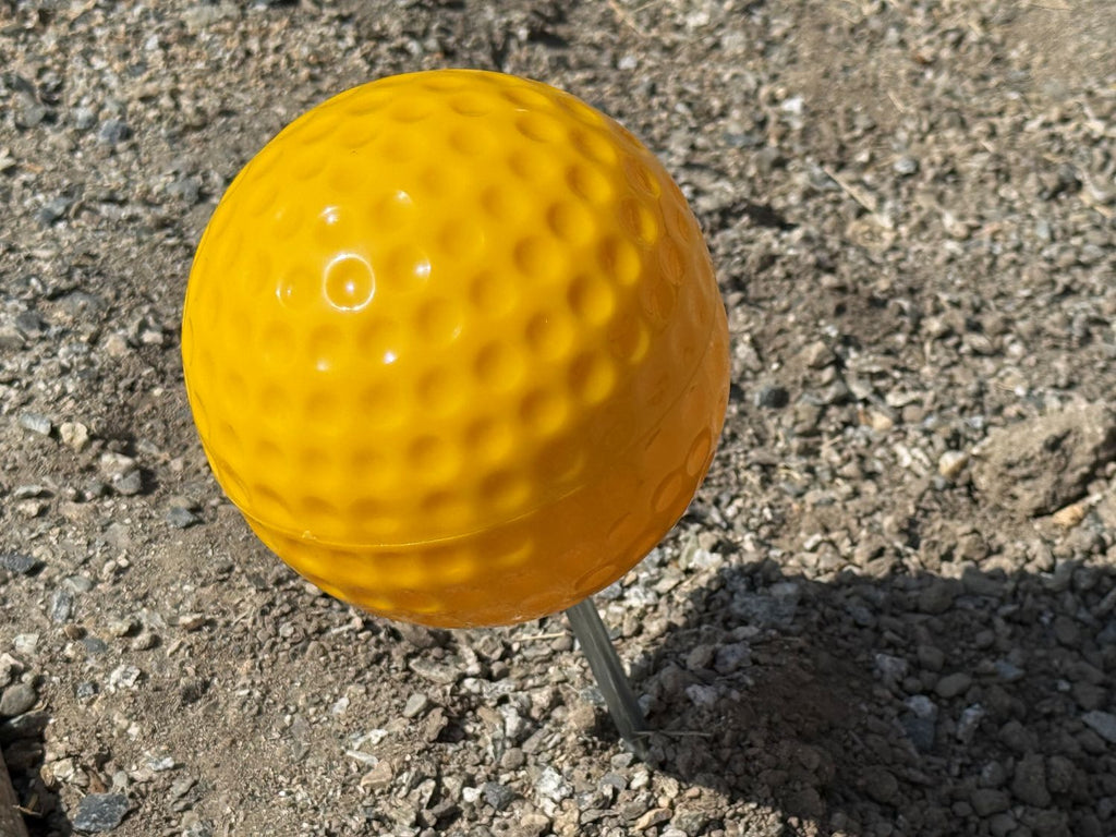 yellow Golf tee marker - 