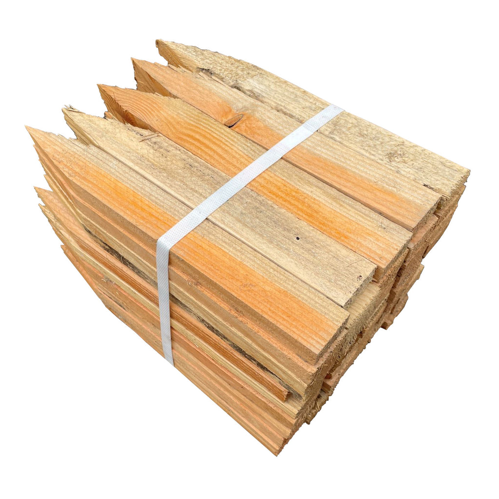 12" wood grading stakes bundle of 50