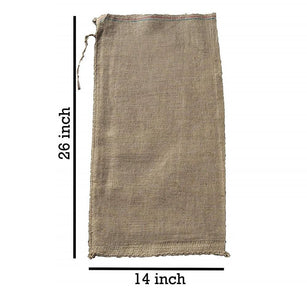 14" x 26" burlap bags dimensions