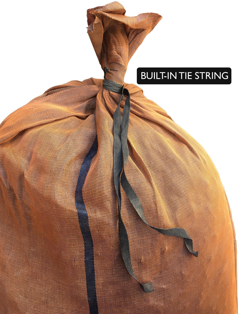 17x27 Monofilament, Long-Lasting Polyethylene Sandbags have a built-in tie string
