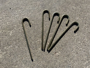 3 rebar stakes 12 inch