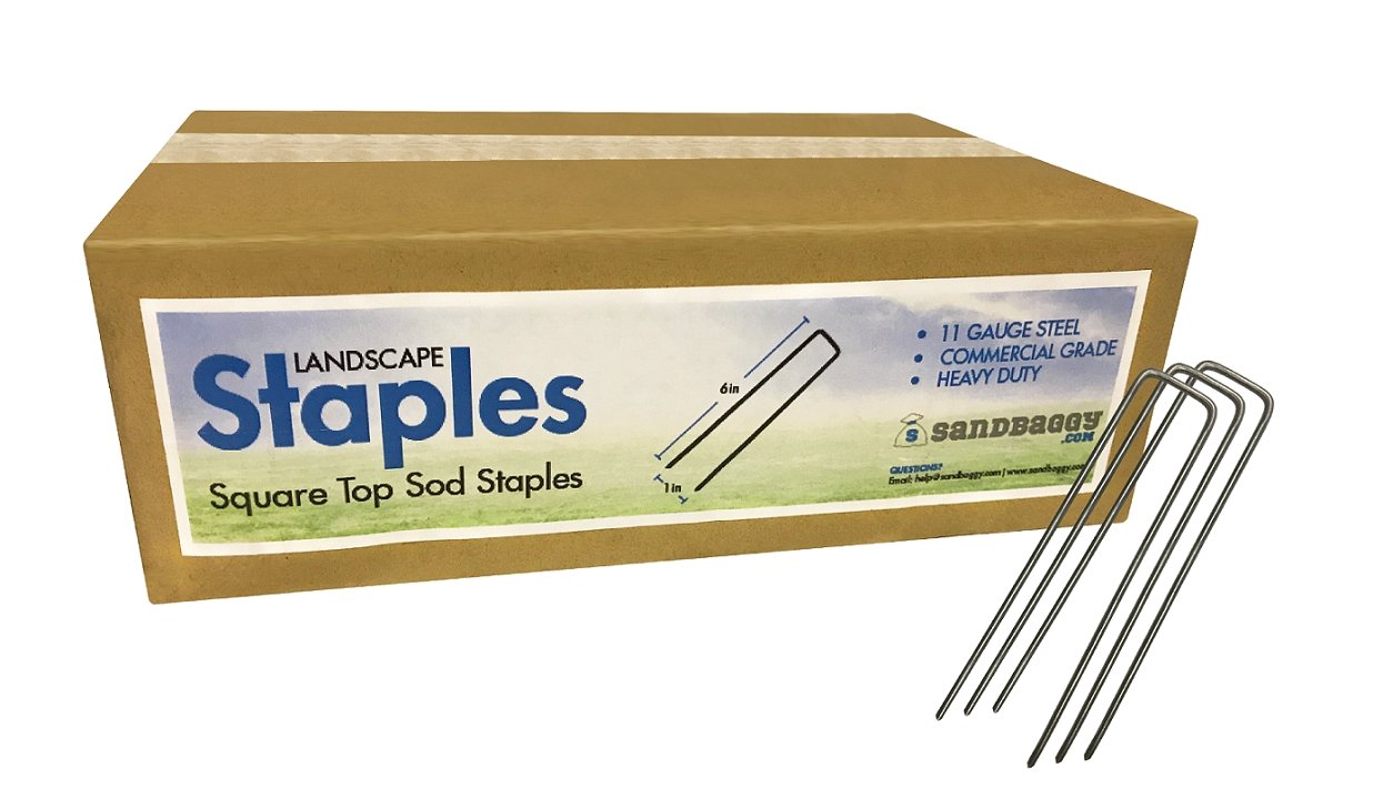 Sandbaggy Landscape Fabric Garden Staples - Thumbnail 3