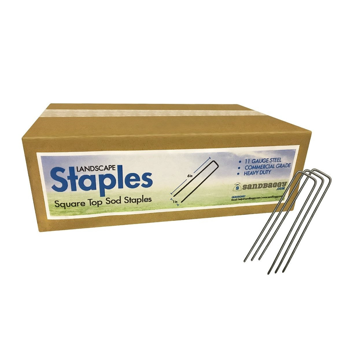 Sandbaggy Landscape Fabric Garden Staples - Thumbnail 4