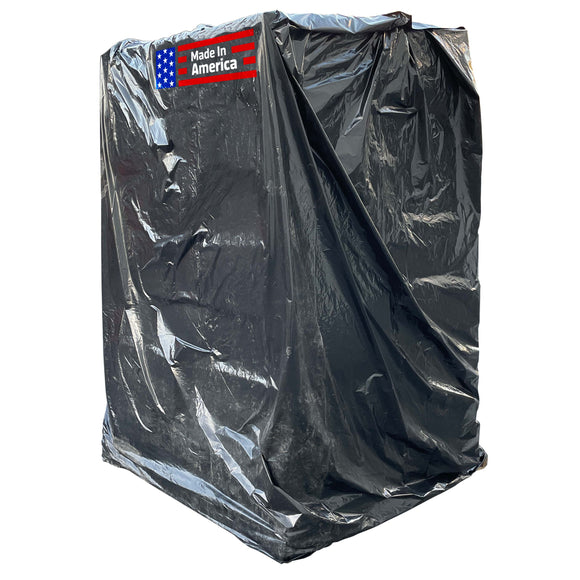 Sandbaggy Black Pallet Covers | Made in USA | Fits Large Pallets Up to 55
