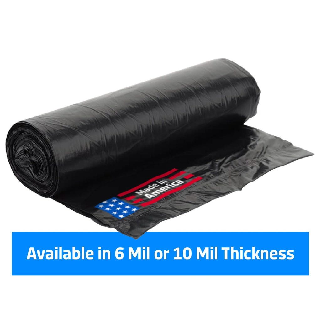 Vapor Barrier - 6 Mil or 10 Mil Thick Polyethylene - 100 ft Roll
