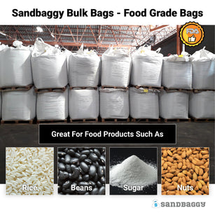 FDA Compliant super sacks for food storage