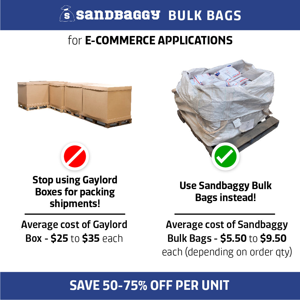 Bulk bags are cheaper than gaylord boxes