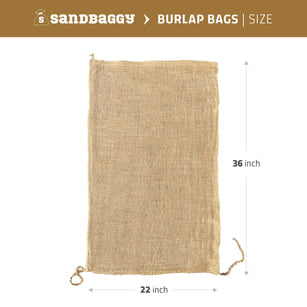22" x 36" Burlap bags
