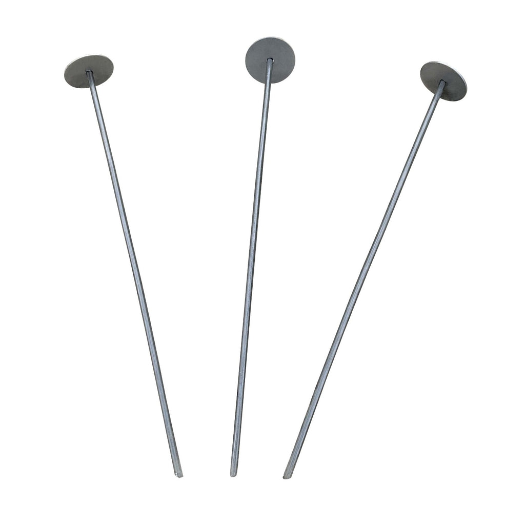 12 inch steel circle top pins for landscaping