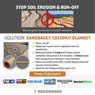 erosion control blanket for steep slopes 1:1