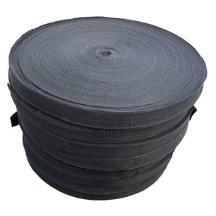 stack of nylon webbing rolls