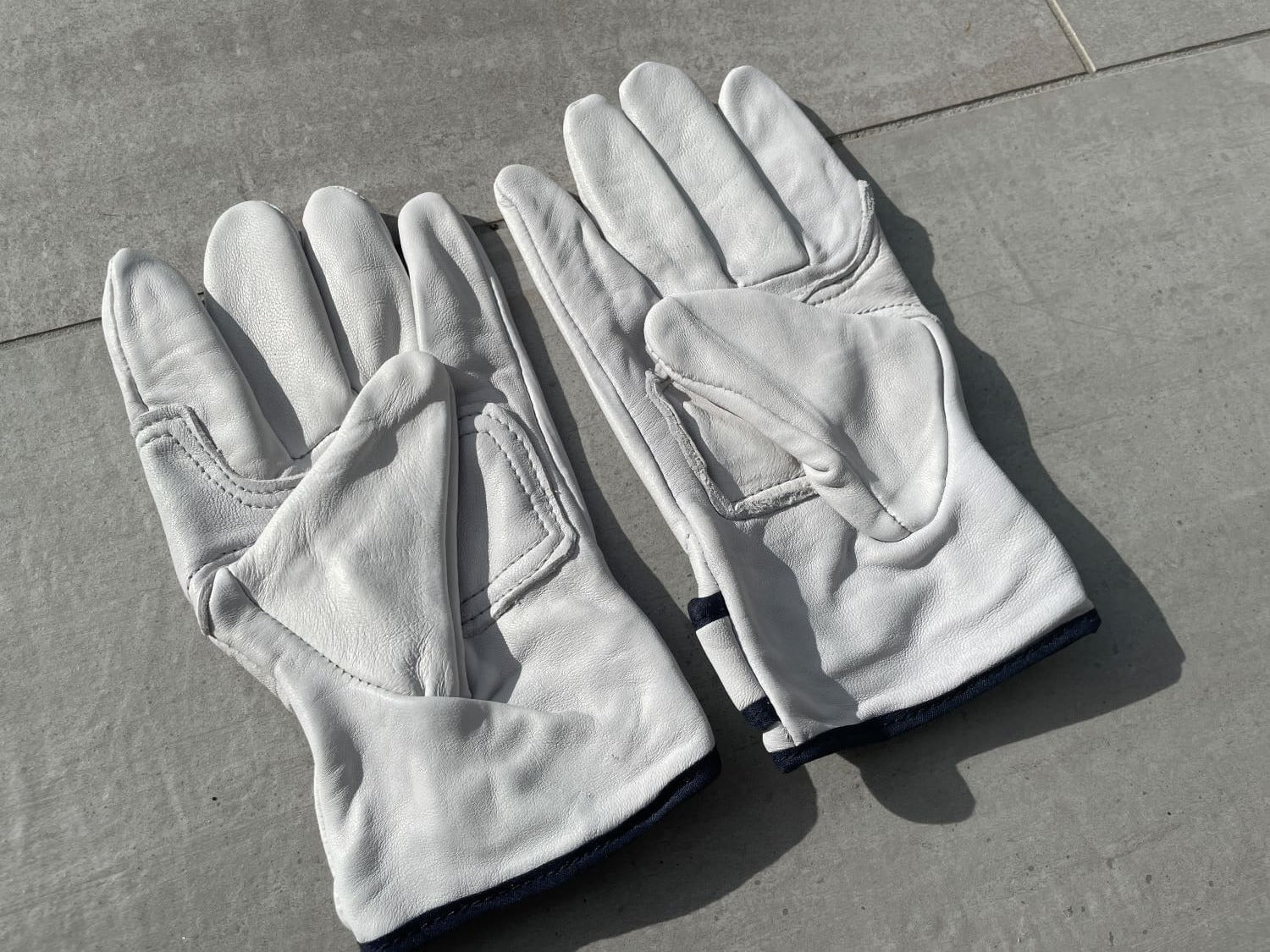 Sheepskin Leather Work Gloves - Soft, Heavy Duty