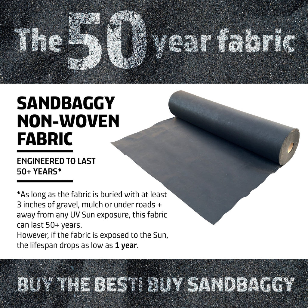 sandbaggy non woven geotextile fabric is uv stabilized