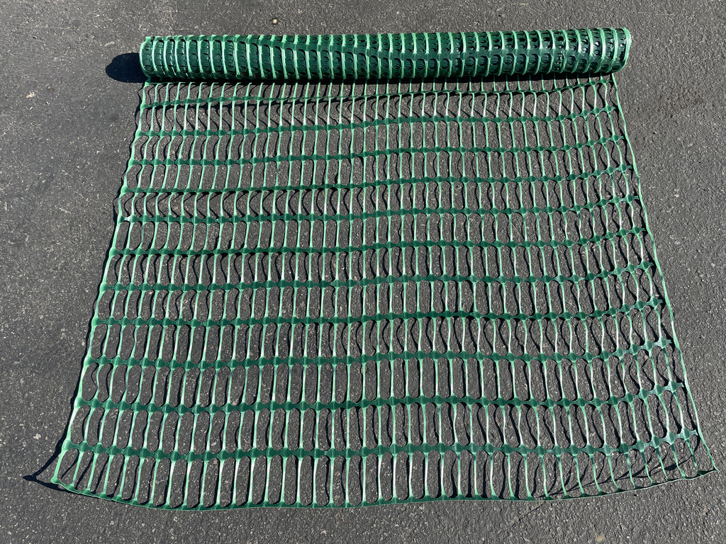 Green Safety Fence | Snow Fence | 4 ft by 100 feet | 150 lbs Tensile Strength